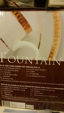 65 pieces brand new fine china