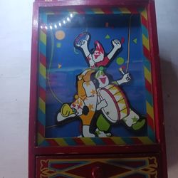 Wind up Musical Animated clown piggy bank