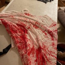 Bloody Halloween Sheer Cape