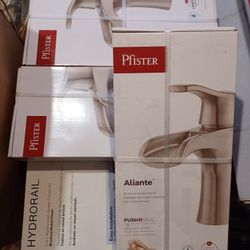 PFISTER, Brush Nickel Bathroom Faucet
