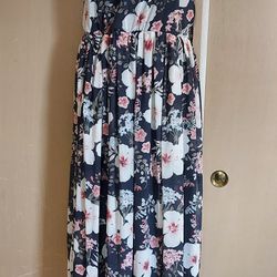Beautiful Flower Print Dress