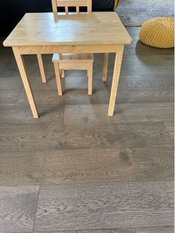 Solid Wood Kids Table & Chair Set