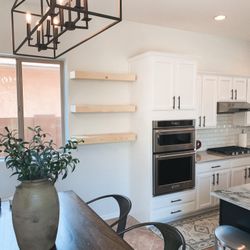 Custom Floating Shelves