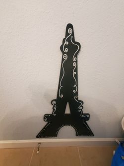 Eiffel Tower Hanging Chalkboard