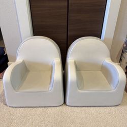 Two Kids Leather Chairs 