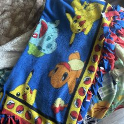 Pokémon Homemade Tie Blanket