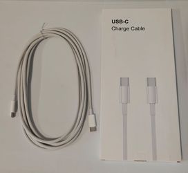 USB-C Charge Cable Braided 10 ft long