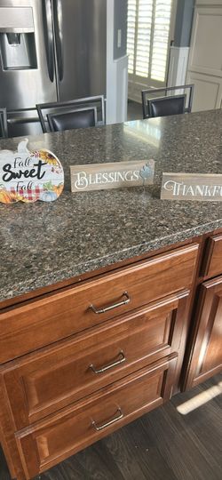 Fall Harvest Tabletop Sign Decor Set