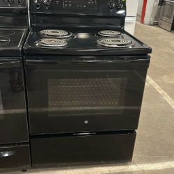 GE Black Coil Electric Stove