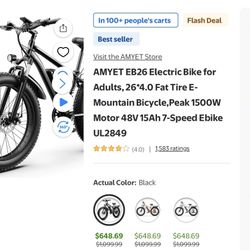 Amyet EB26 Electric Bike 