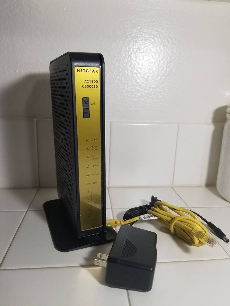 Netgear AC1900 WiFi ModemDual Band (C6300BD) for Sale in San Diego, CA