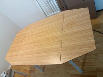 Extendable Dining Table Bamboo Top