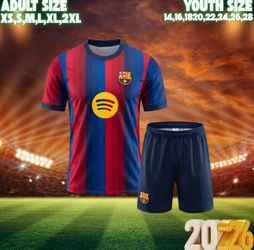 Barcelona soccer uniform / uniforme de fútbol