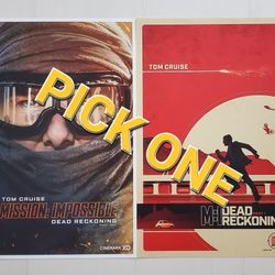 Mission Impossible Dead Reckoning Part 1 11x17 Movie Poster M:I Limited Edition 

Buyer will receive ONE poster in picture. Brand new and limited edit