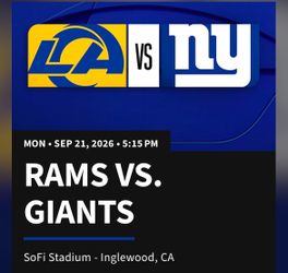 Rams vs Giants
