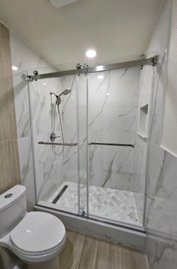 Premium Quality Frameless Double Sliding Shower Door For Sale