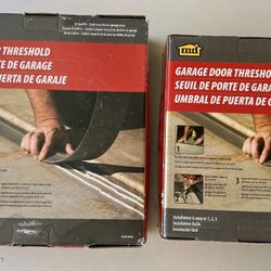 M-D Building Products 50101 10 Ft & 20 Ft Gray Vinyl Garage Door Threshold Kit