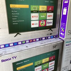 58” Inch Hisense Smart 4K Roku 