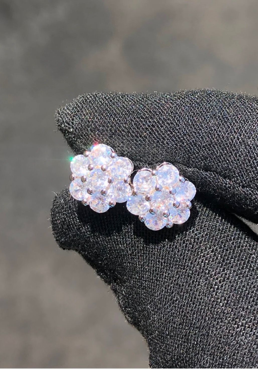 Moissanite Diamond Earrings