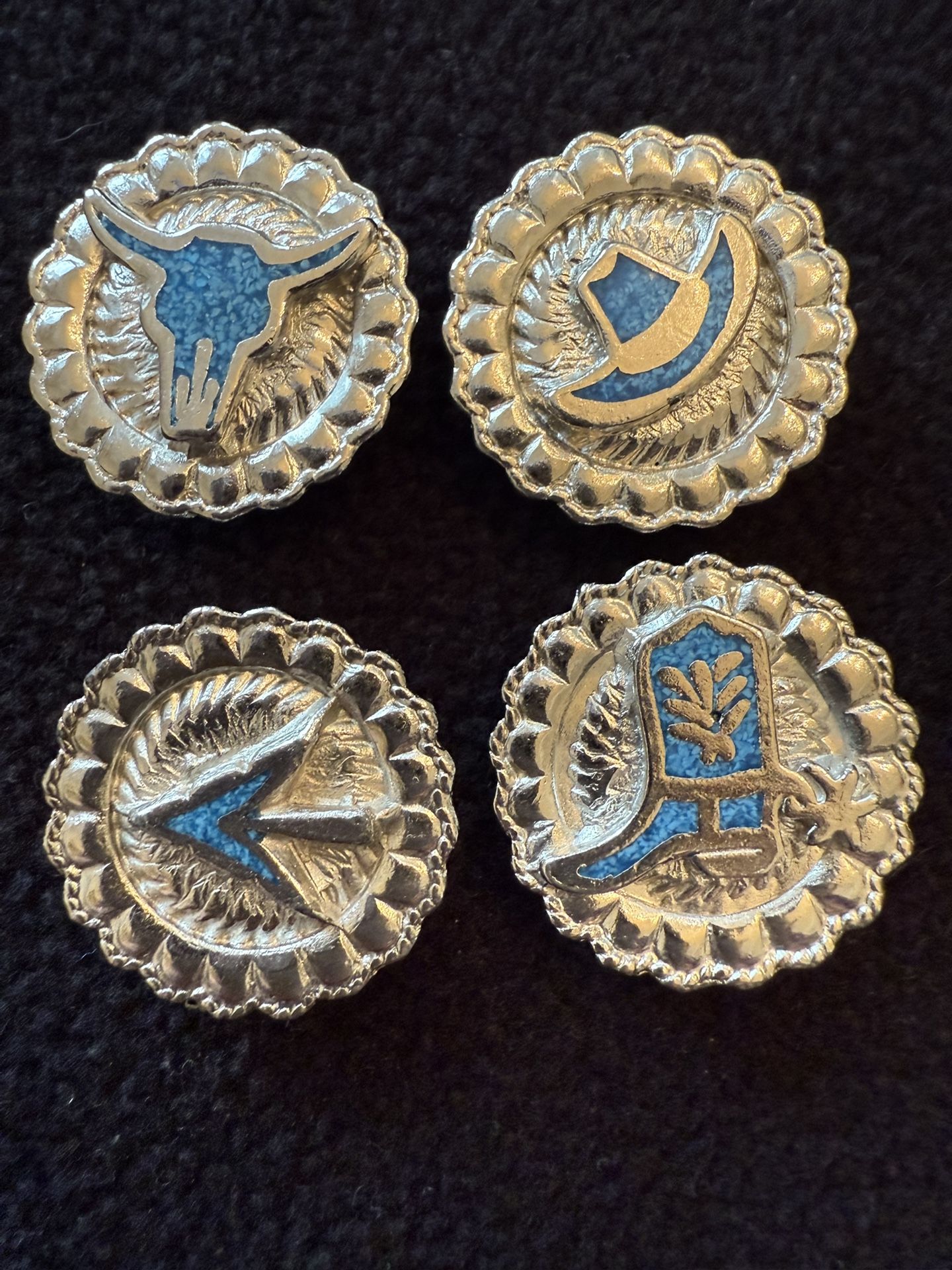 Vintage Western Button Covers