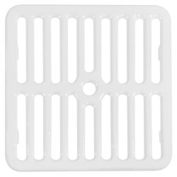 GSW Cast Iron Porcelain Floor Sink Top Grate with Ceramic Surface FS-TF, 9-⅜” x 9-⅜” x 1-¼” - Perfect for Restaurant, Bar, Buffet