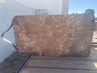 Large Steel Antique Cart