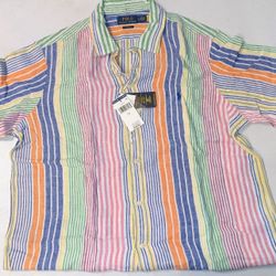 New men's polo Large short sleeve shirt