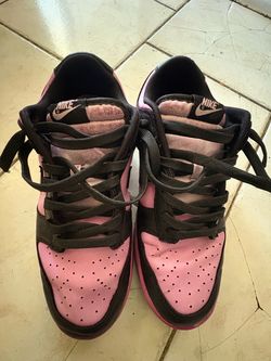 Nike Dunk Low Pink and Black Sneakers