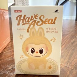 Popmart Labubu Have A Seat Vinyl Plush BABA