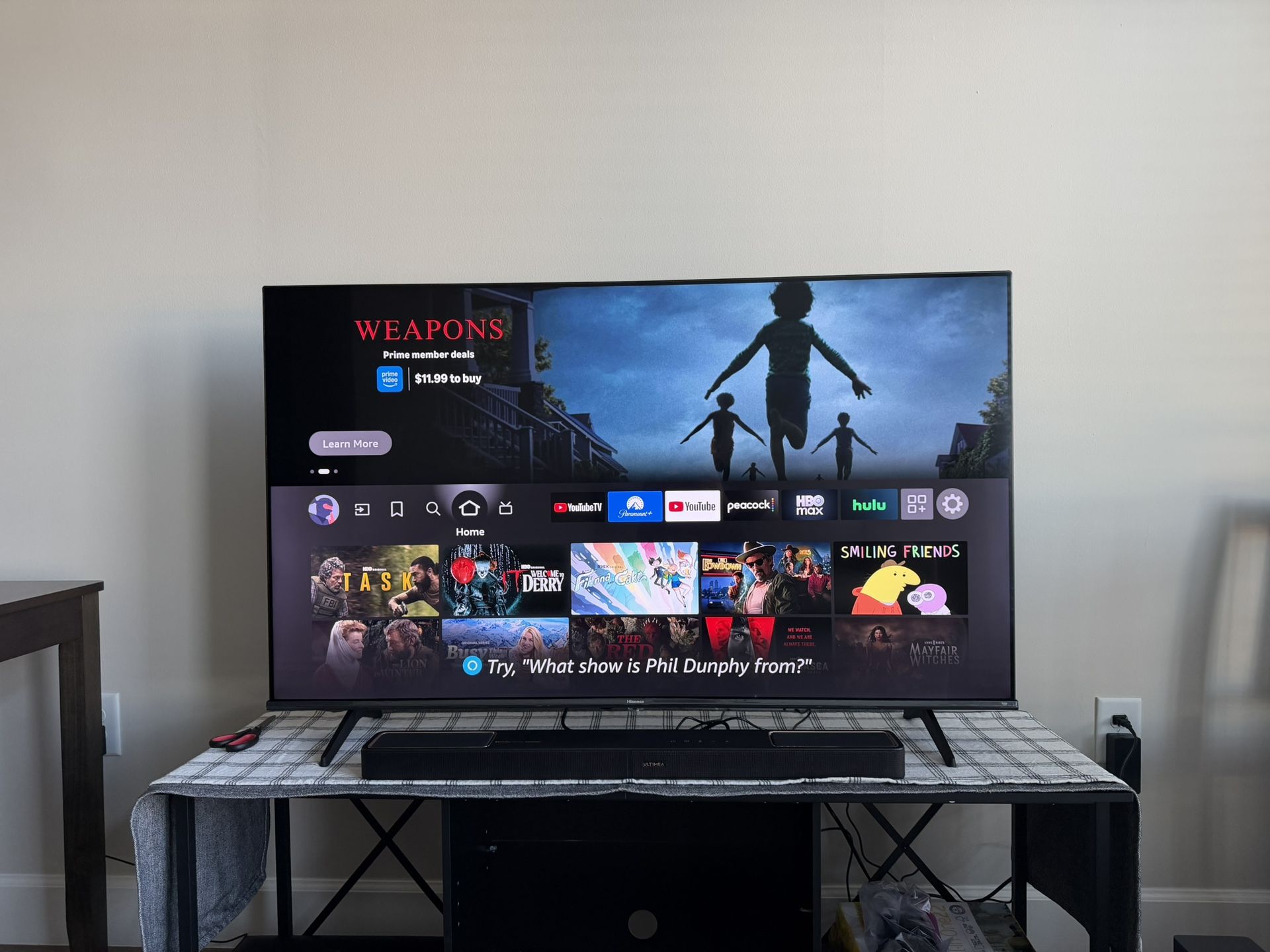 Hisense 55” QD6 Series QLED Fire TV