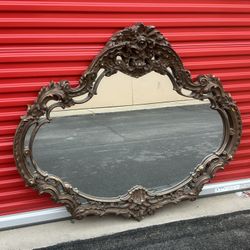 Revival Hand Carved Framed Mirror
