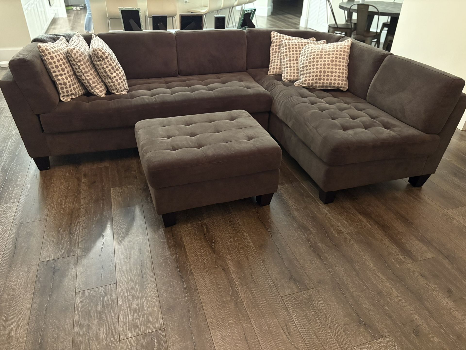 Sectional gray Chaise Lounge