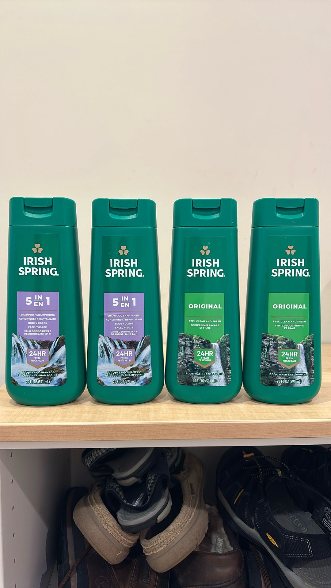 Irish Spring body wash 20 oz: 2 for $7