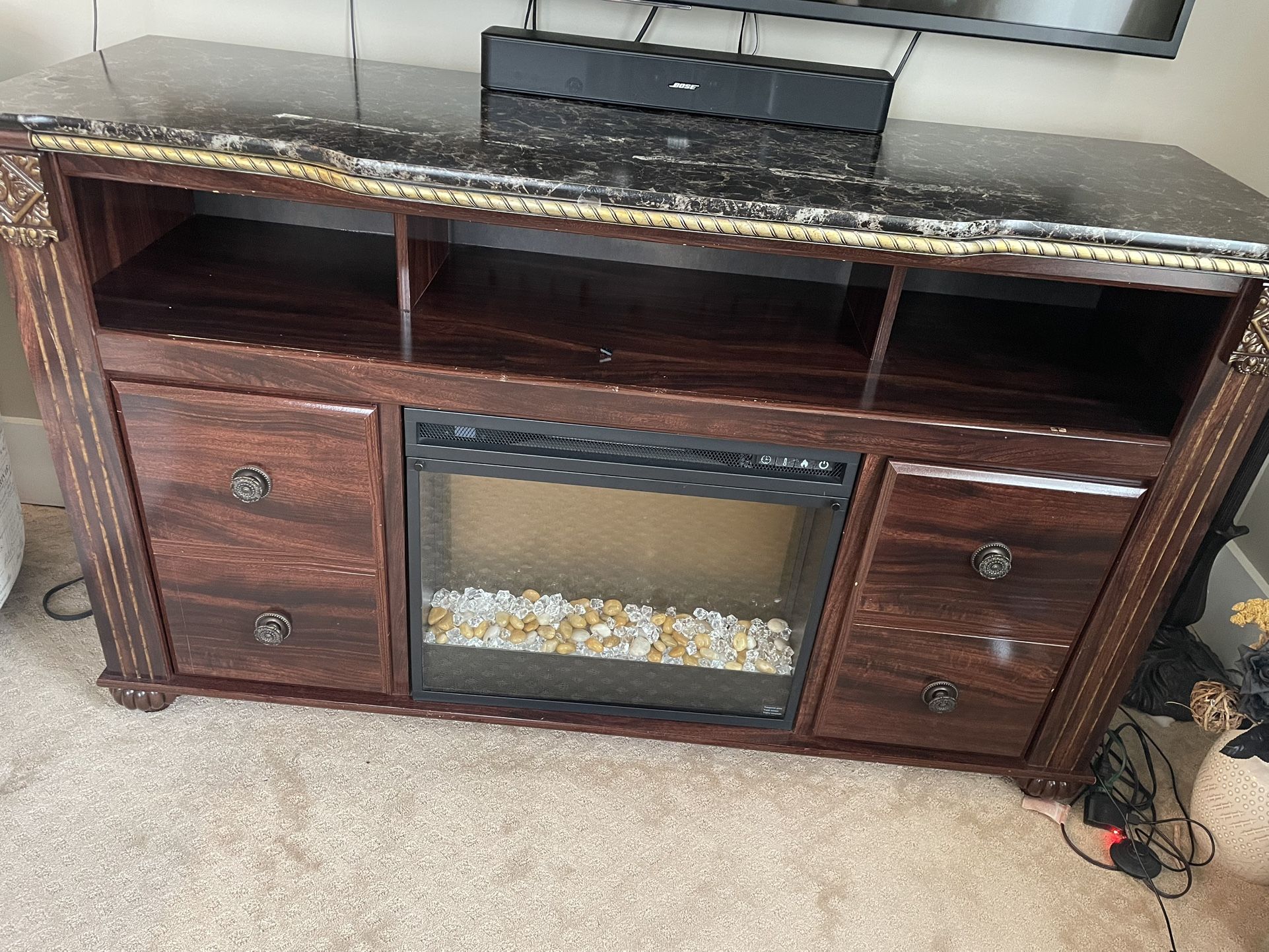 TV Stand With Heater
