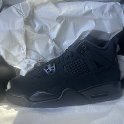 Air Jordan 4 Black Cats Size 4.5y Brand New DS 