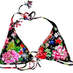NWT Johnny was Swim Top Bikini  Floral