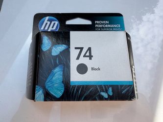 Genuine HP 74 Black Ink Cartridge CB335WN – New Sealed OEM
