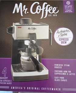 NEW https://offerup.com/redirect/?o=TXIuQ29mZmVl 4 cup espresso cappuccino machine