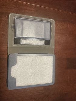 Universal Tablet / eReader Protective Folio Case with Card Holder & Magnetic Closure – Gray