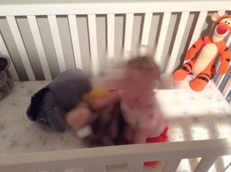 Crib with mattress