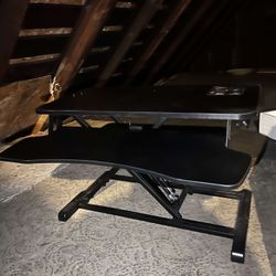 Black Adjustable Standing Desk
