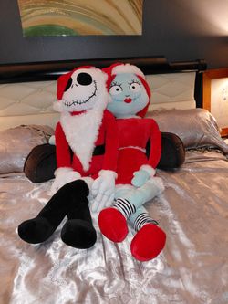 Jack Skellington and Sally 48" Plush Dolls