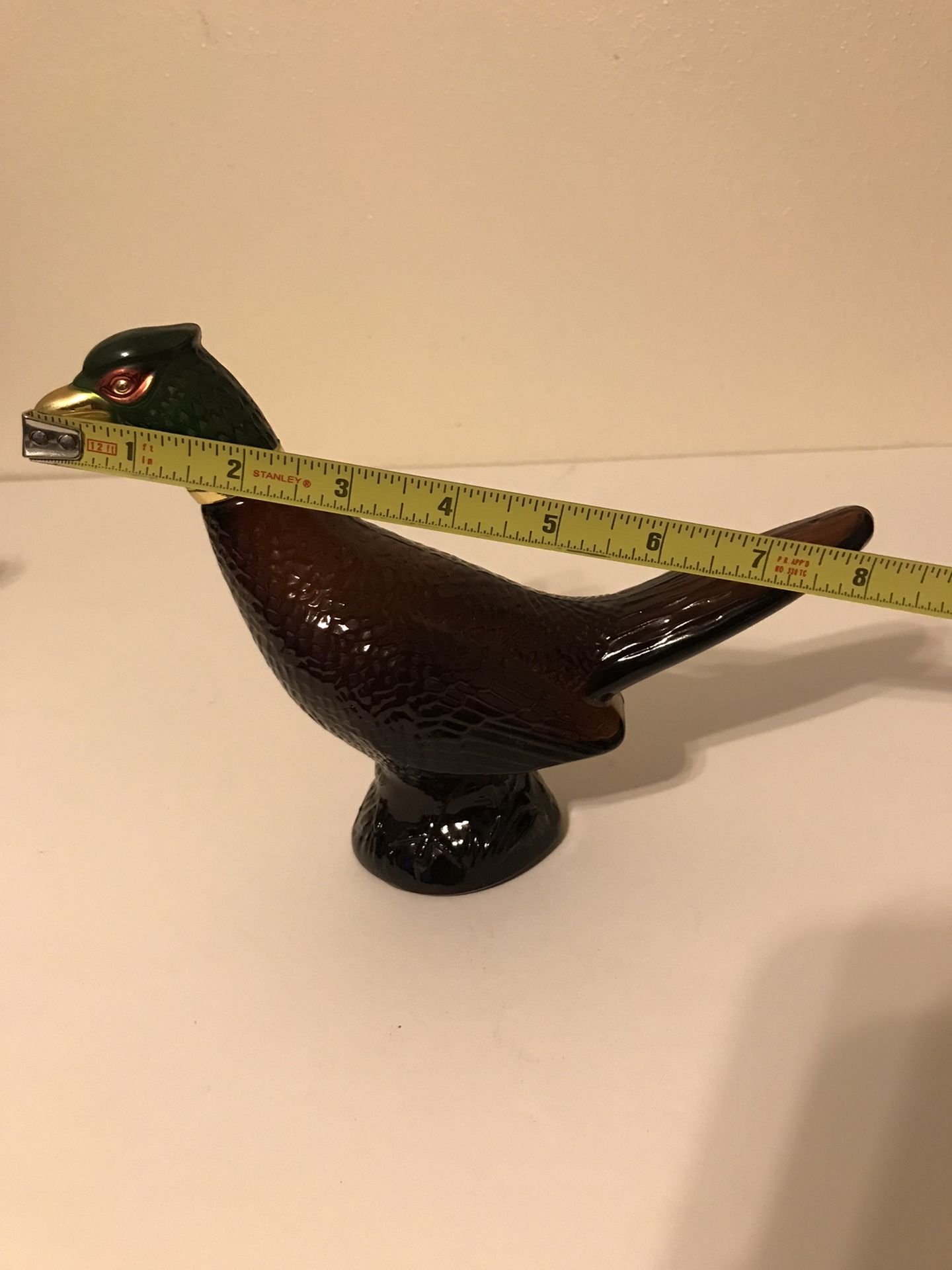 Vintage Set of 4 Empty Avon Bottles- 1 Pheasant, 1 Parrot, 1 Lamp, & 1 TeaPot