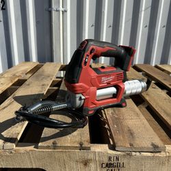 Milwaukee TOOL ONLY  M18 18V Lithium-lon Cordless Grease Gun 2-Speed USED $200