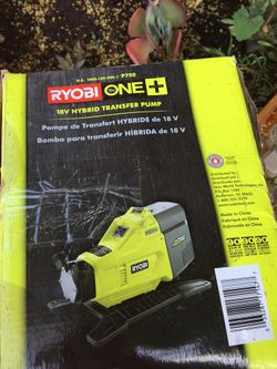 RYOBI Hybrid transfer pump 18v