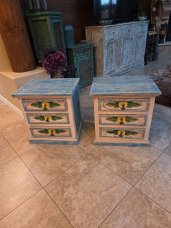 Rustic side tables
