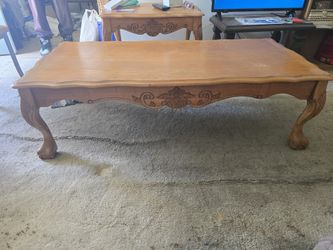 Solid Wood Cofee And End Table
