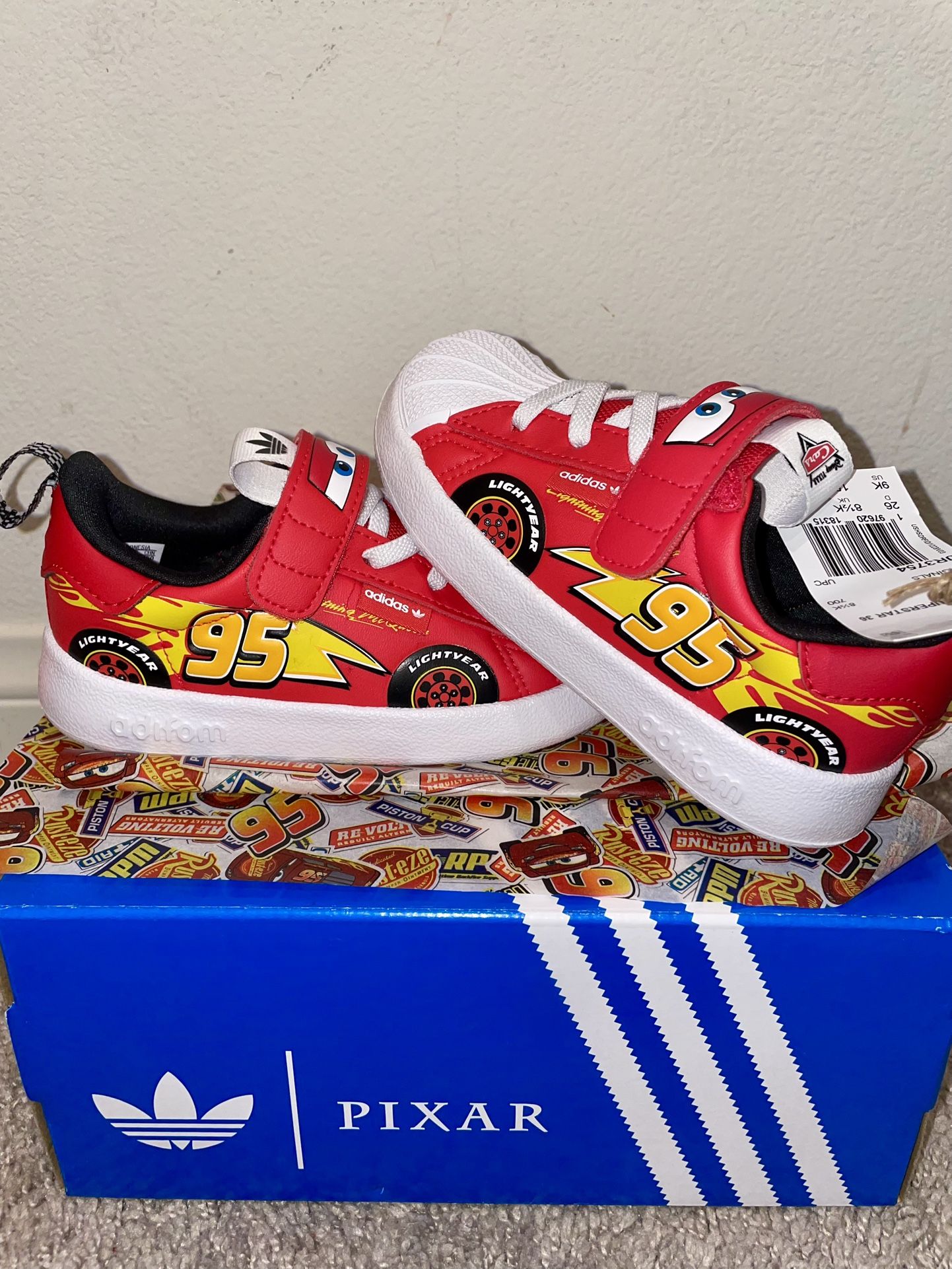 New Lightening McQueen Cars Adidas