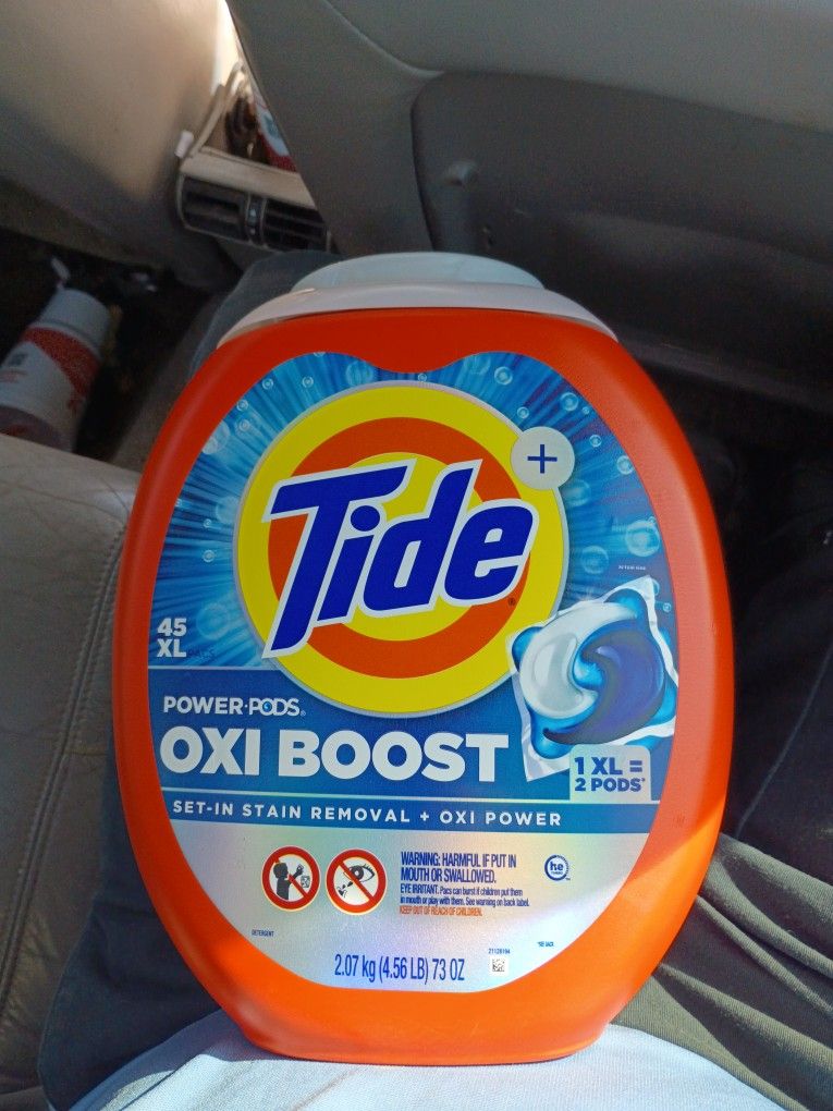 Tide pods 45 XL Piece Oxi Boost 