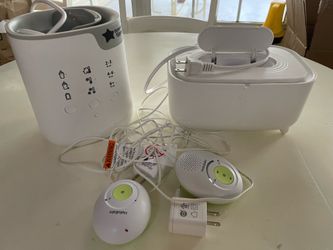 Baby monitor(Hello Baby), Baby bottle warmer, wipes warmer,